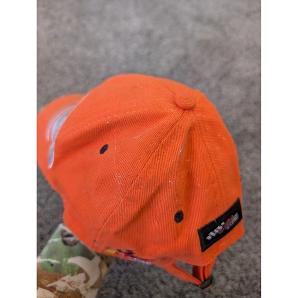 NASCAR Tony Stewart 2002 Champion Hat Chase Authentics Youth Orange Black Cap 20 - Picture 2 of 6
